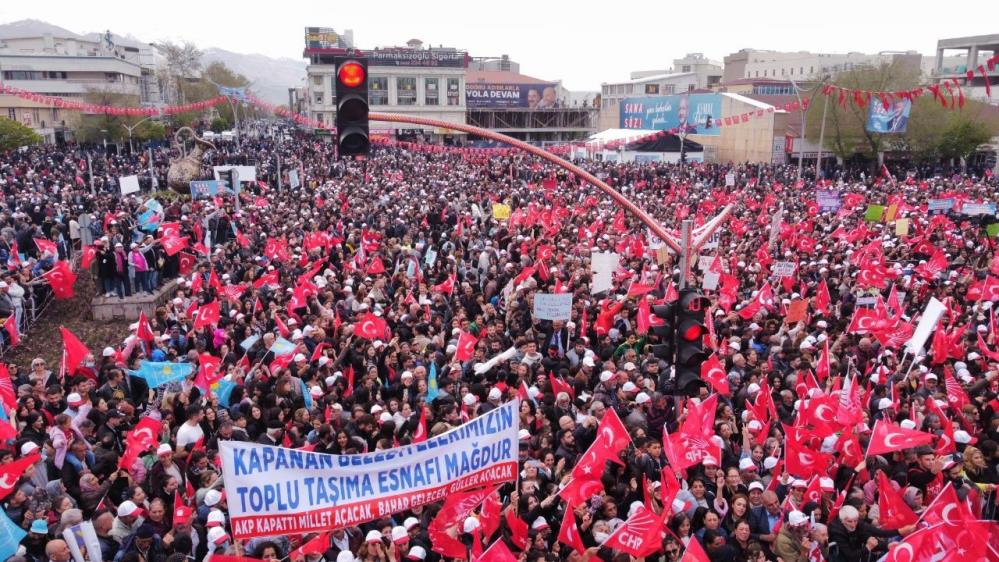 Cumhurbaşkanı Adayı Kılıçdaroğlu, Erzincan’da miting yaptı