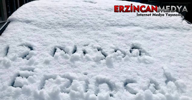 Erzincan’a nisanın ortasında kar sürprizi