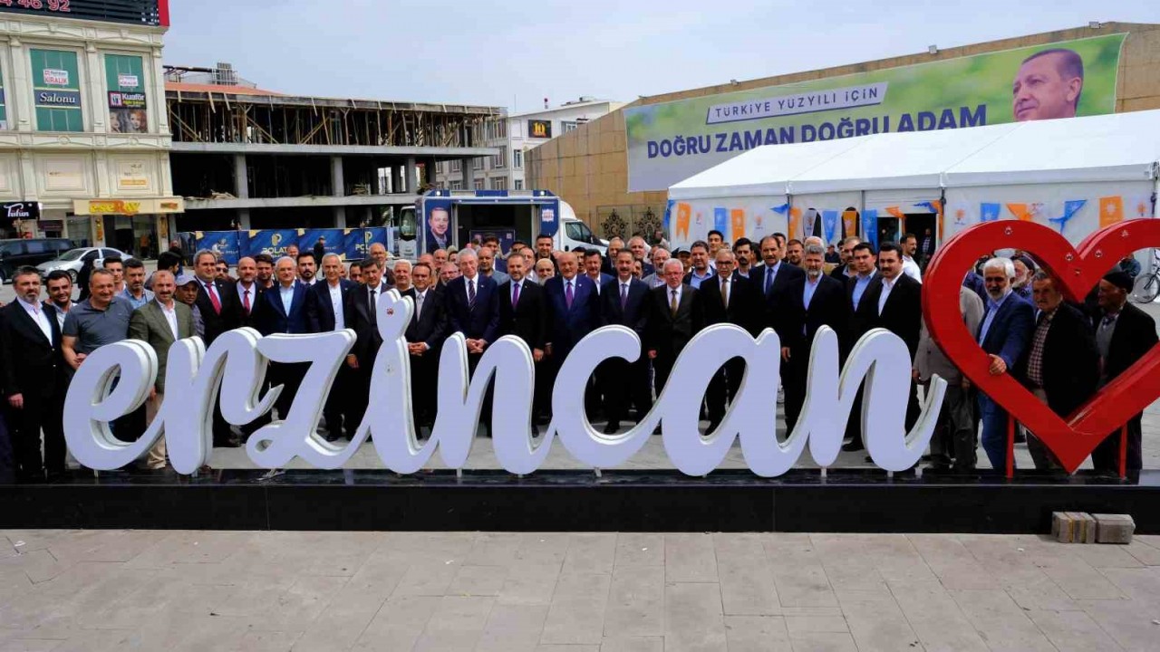 Erzincan’da Cumhur ittifakı 2. tur için bir araya geldi