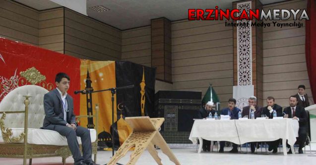 Erzincan’da “Kuran’ın Genç Muhafızları Hafızlık Bölge Yarışması” düzenlendi