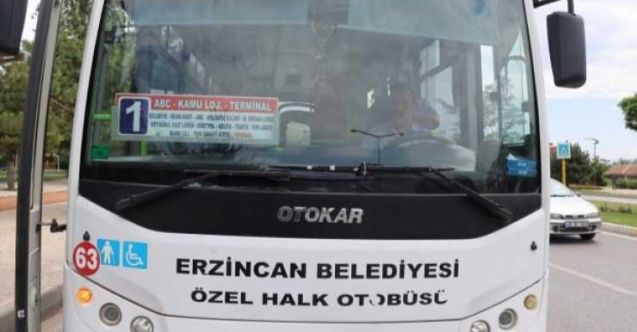 Erzincan’da otobüs ücretlerine zam!