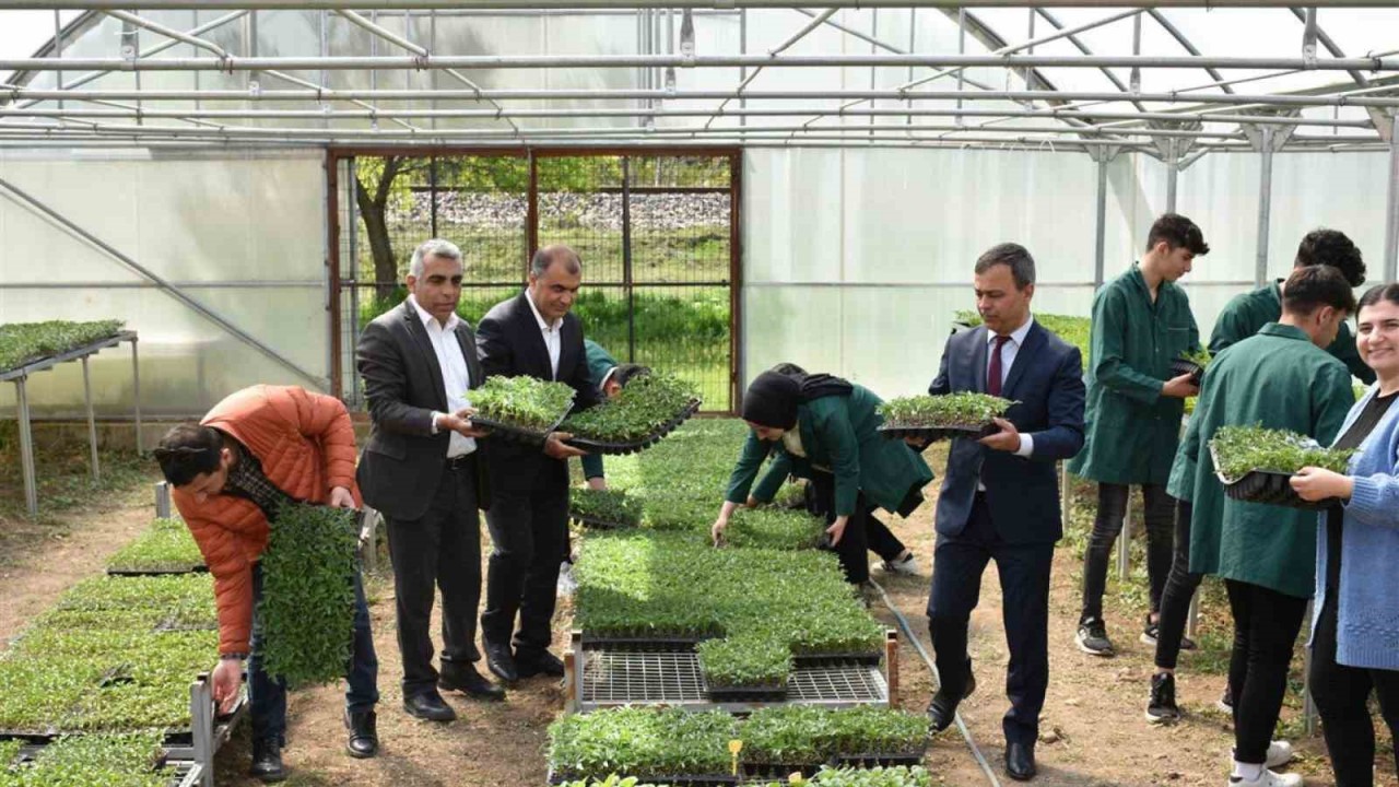 Erzincan’da tarım bölümü öğrencileri hem öğreniyor, hem üretiyor
