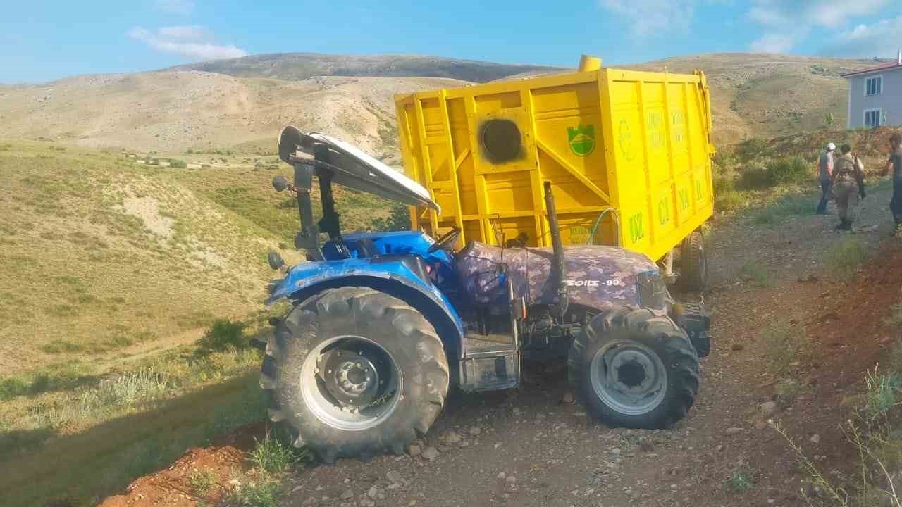 Erzincan’da traktör kazası: 1 ölü 1 yaralı