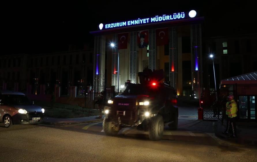 Erzurum’da Kökünü Kurutma Operasyonu’nda 59 şüpheli tutuklandı