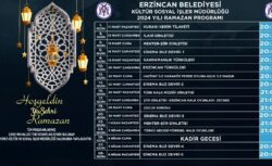 Erzincan Belediyesi Ramazan Ayı Programları