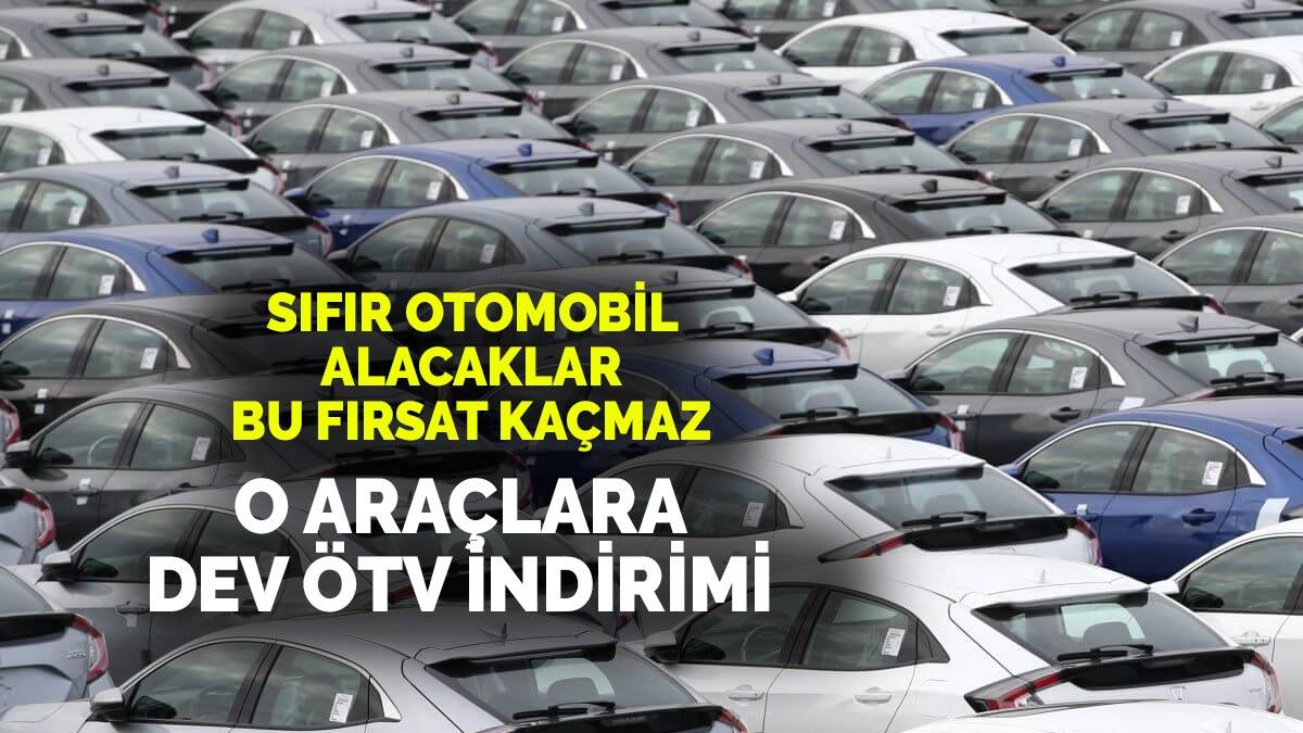 Fiat Egea Cross, Dacia Sandero, Hyundai Bayon! Sıfır araçta 445 bin TL’lik dev ÖTV İNDİRİMİ müjdesi