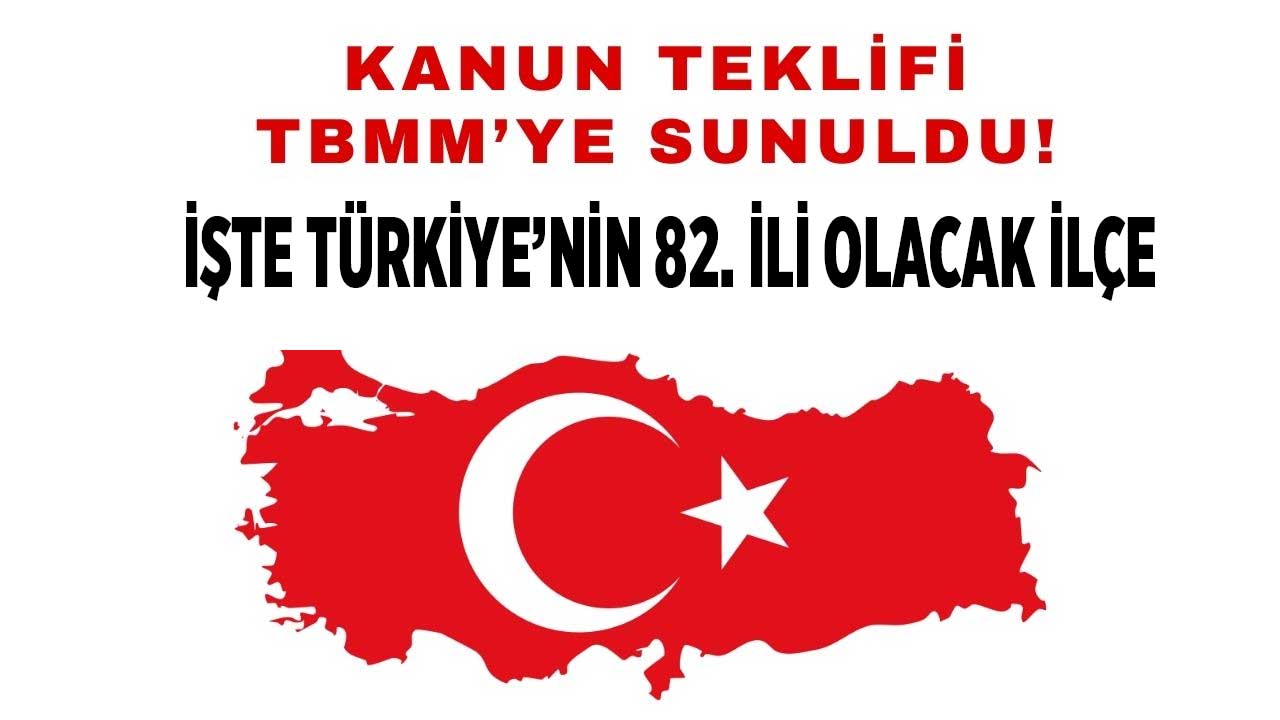 Sürpriz geldi Türkiye’nin 82. ili Konya’dan çıktı! Kanun teklifi mecliste Afyonkarahisar ilçeleri de oraya geçiyor