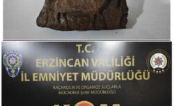 Erzincan’da tarihi eser ele geçirildi