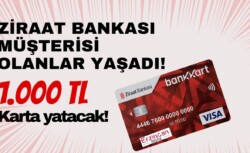 Cüzdanında Ziraat Bankası kartı olanlara müjde! Kartlara 1.000 TL yatırılacak 6 gün vakti var