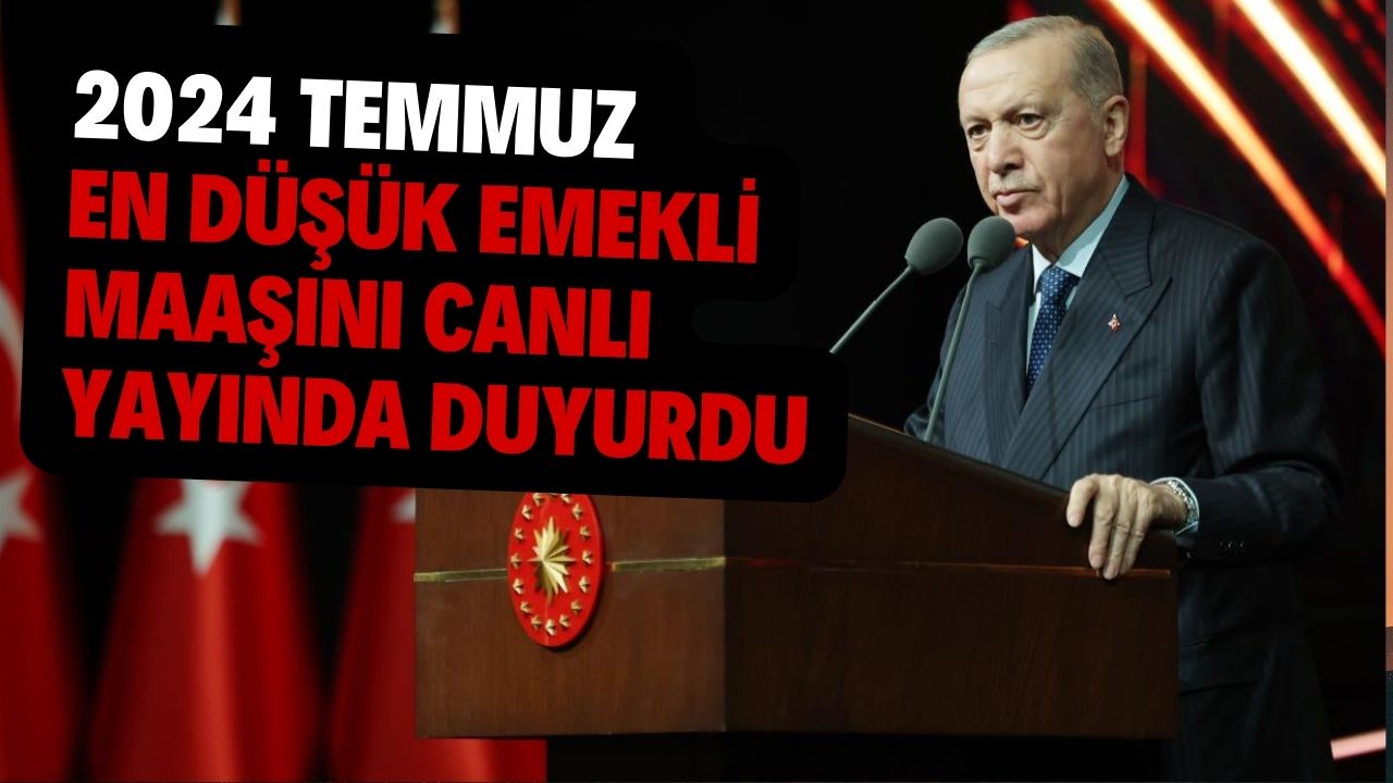 Canlı Yayında Duyurdu! 2024 Temmuz En Düşük Emekli Maaşını… Emekli vatandaşların