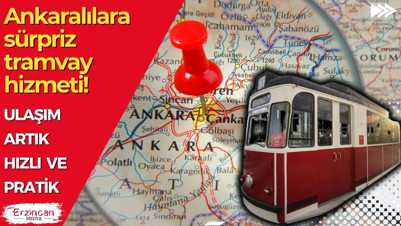 Ankaralılara sürpriz tramvay hizmeti! Yollarda kartpostallık görüntüler olacak