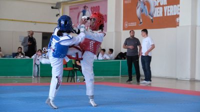 Erzincan'da Okul Sporları Küçükler-Minikler Taekwondo İl birinciliği Yaşar Erkan Spor