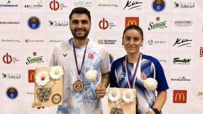 Erzincanlı milli sporcular Emre Sönmez ve Yasemen Bektaş, Çekya’nın Çeské
